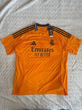 adidas Orange Slim Fit Performance Tee